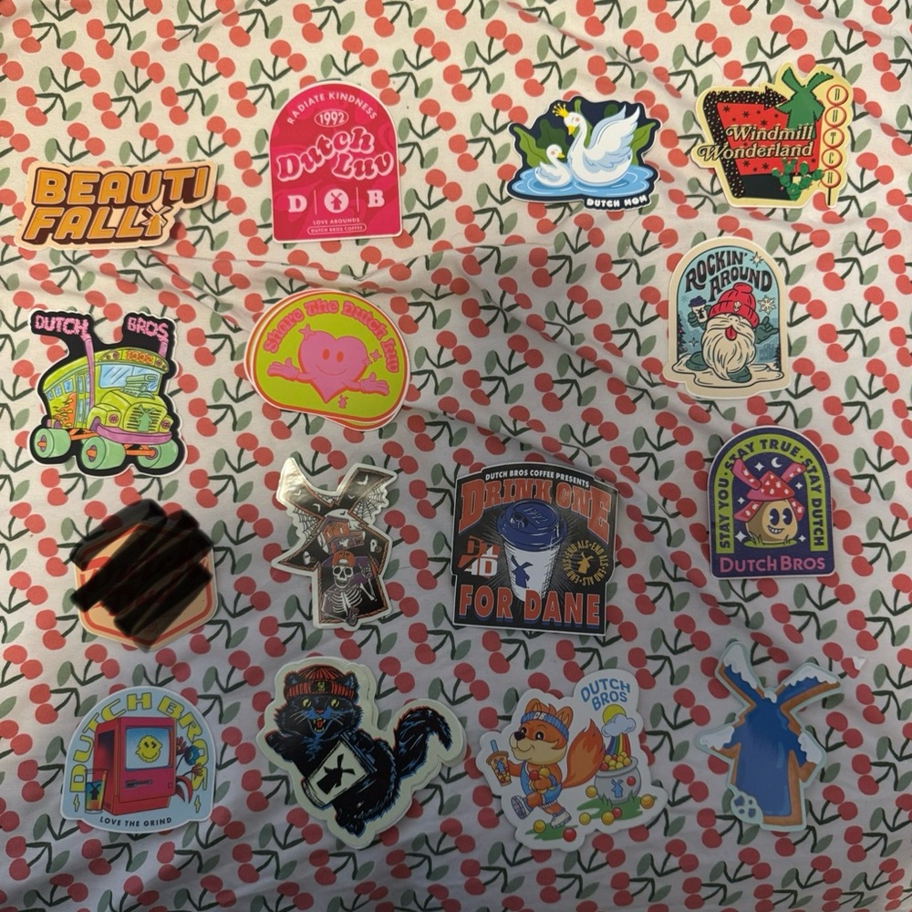 Dutch Bros Sticker Collection